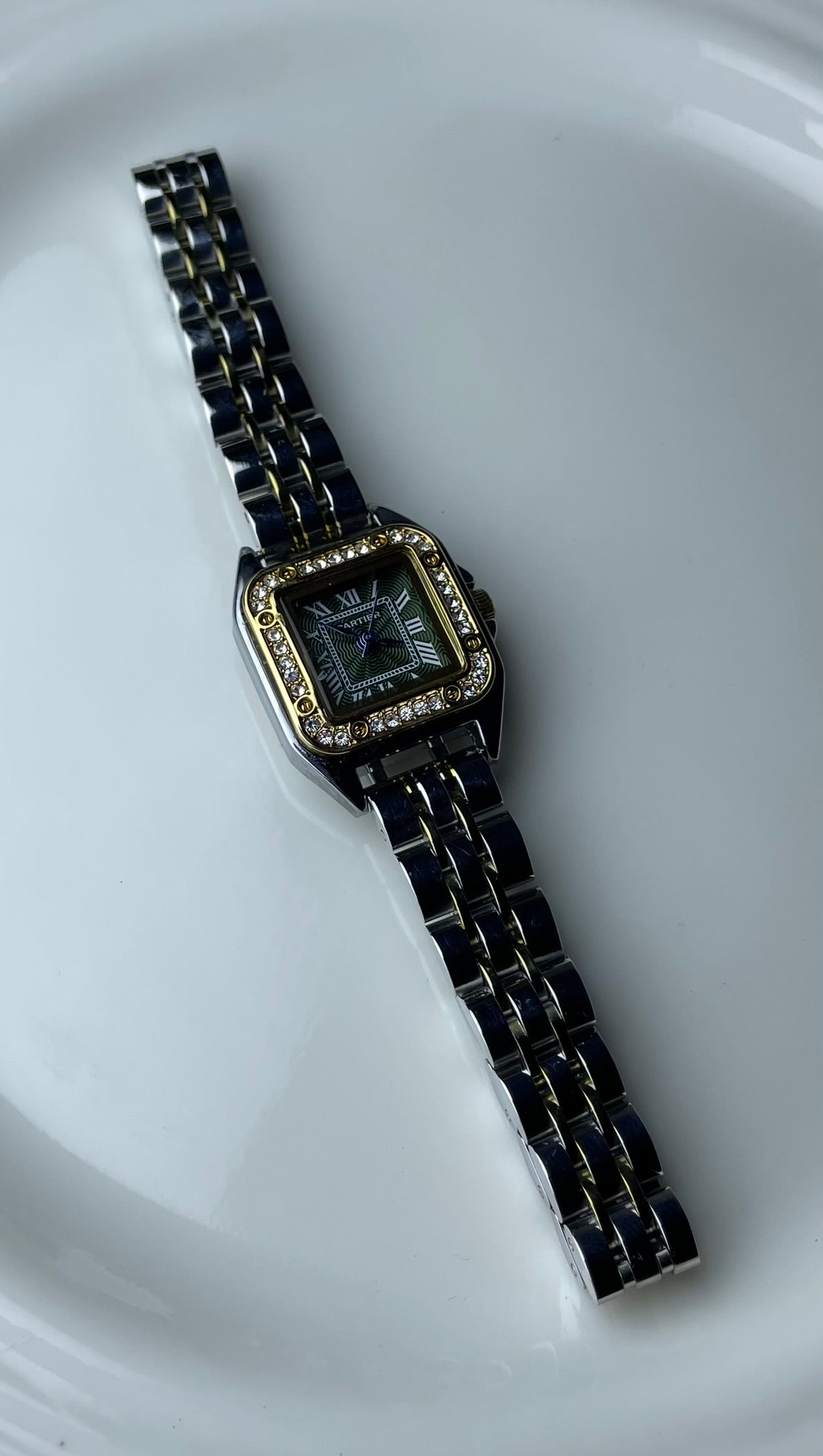 CARTIER TANK GREEN