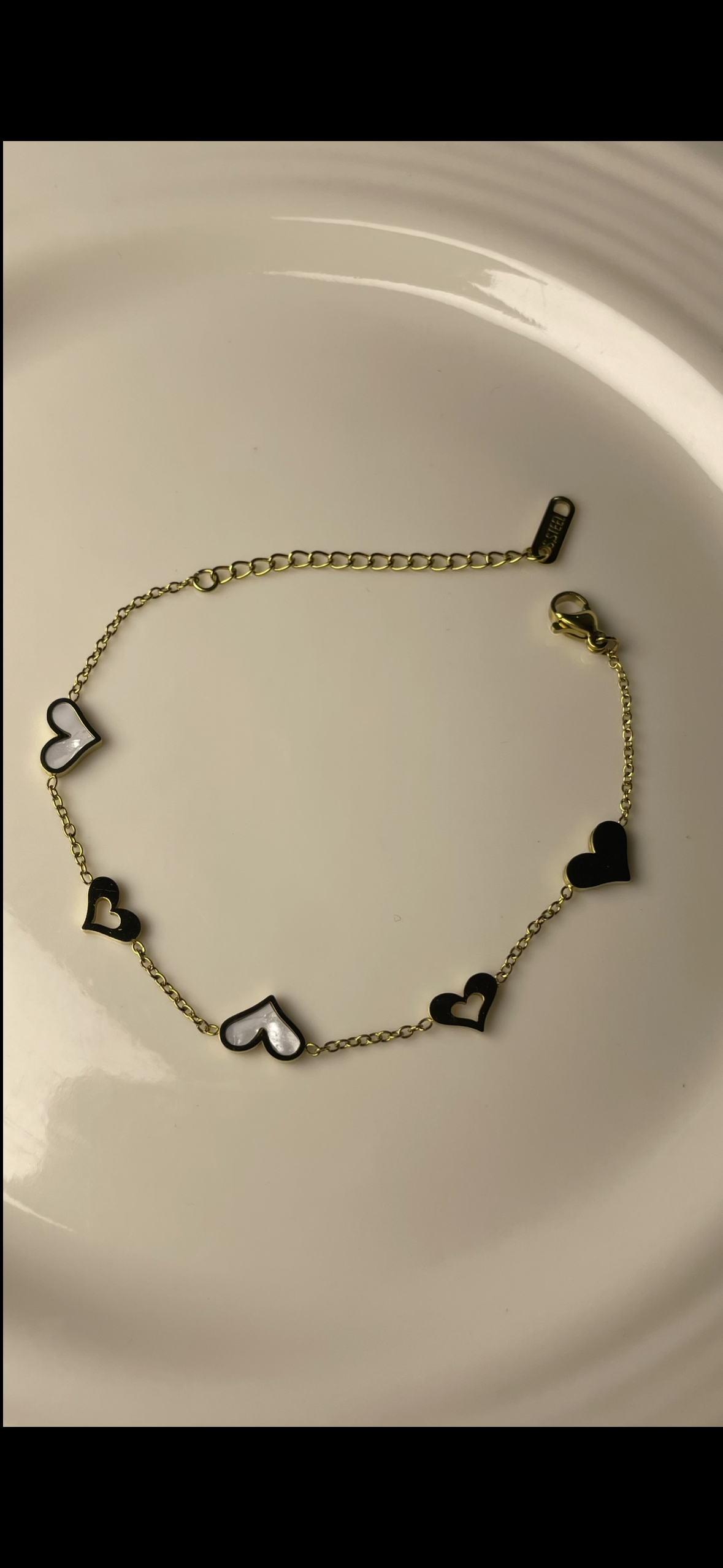 PREMIUM STAINLESS STEEL HEART BRACELET