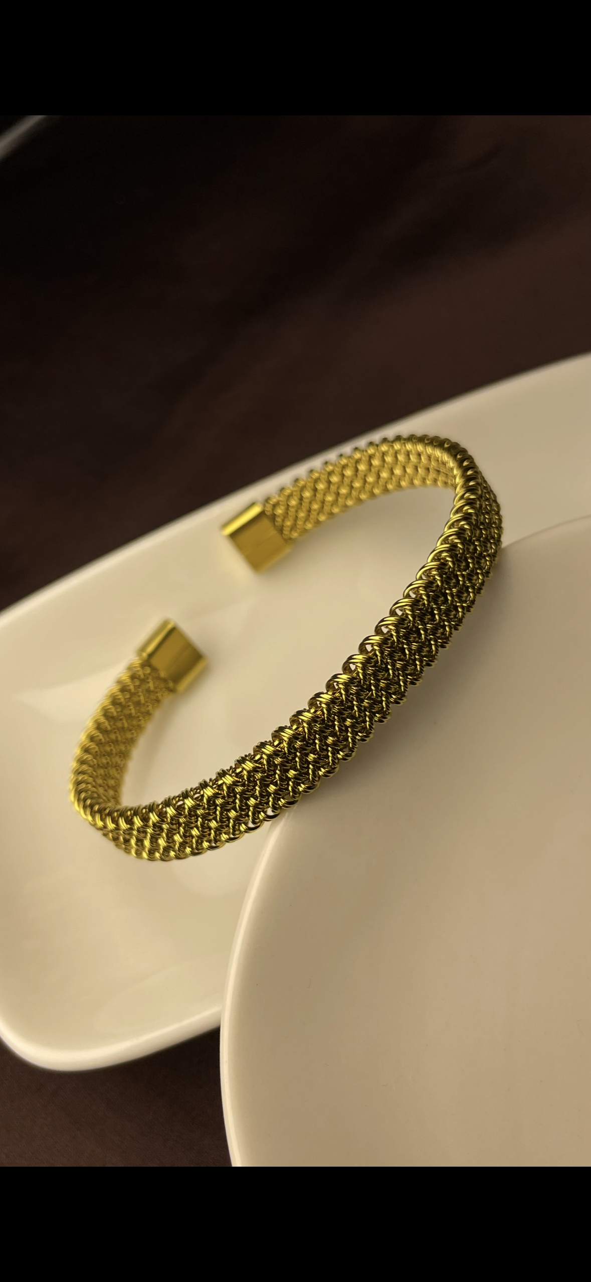 Premium Gold-Plated Cuff Bracelet