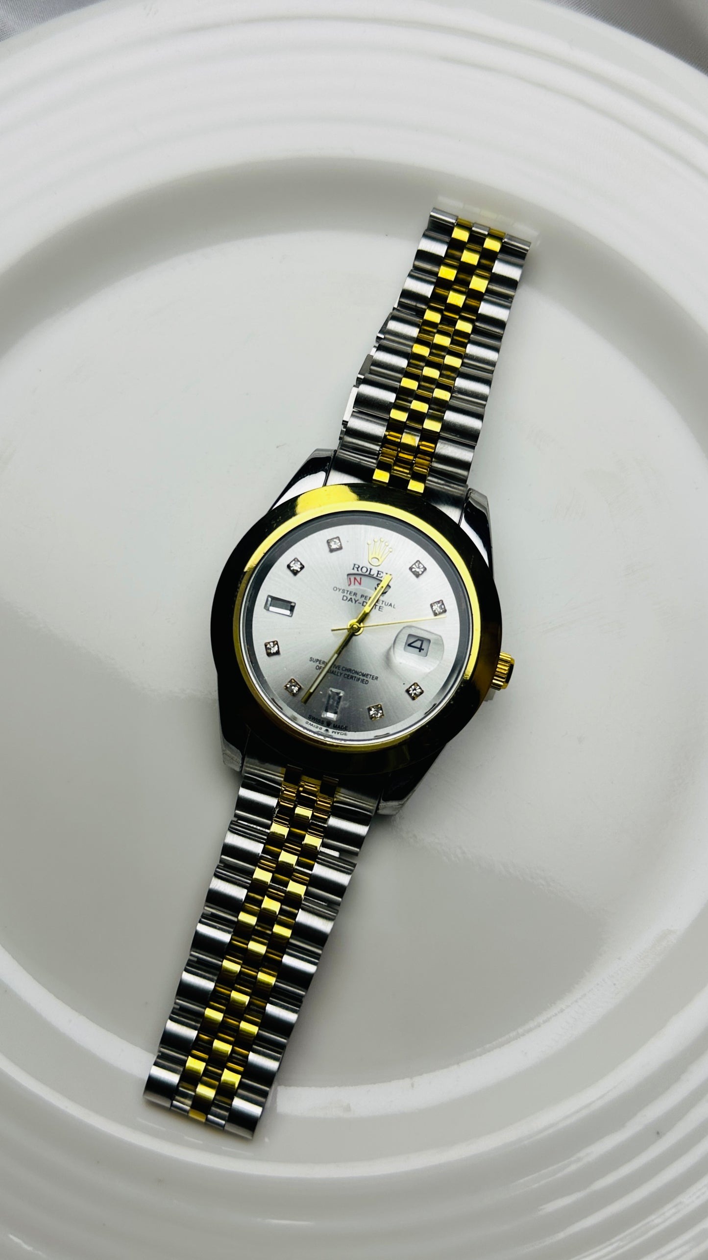 ROLEX OP ( SILVER )