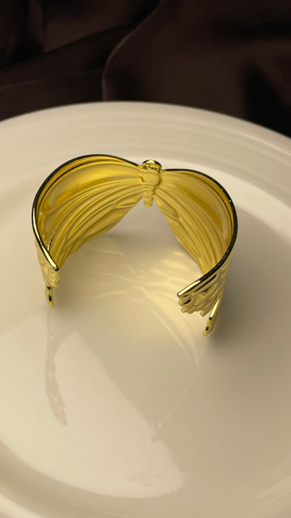 Premium Gold-Plated Adjustable Cuff Bracelet