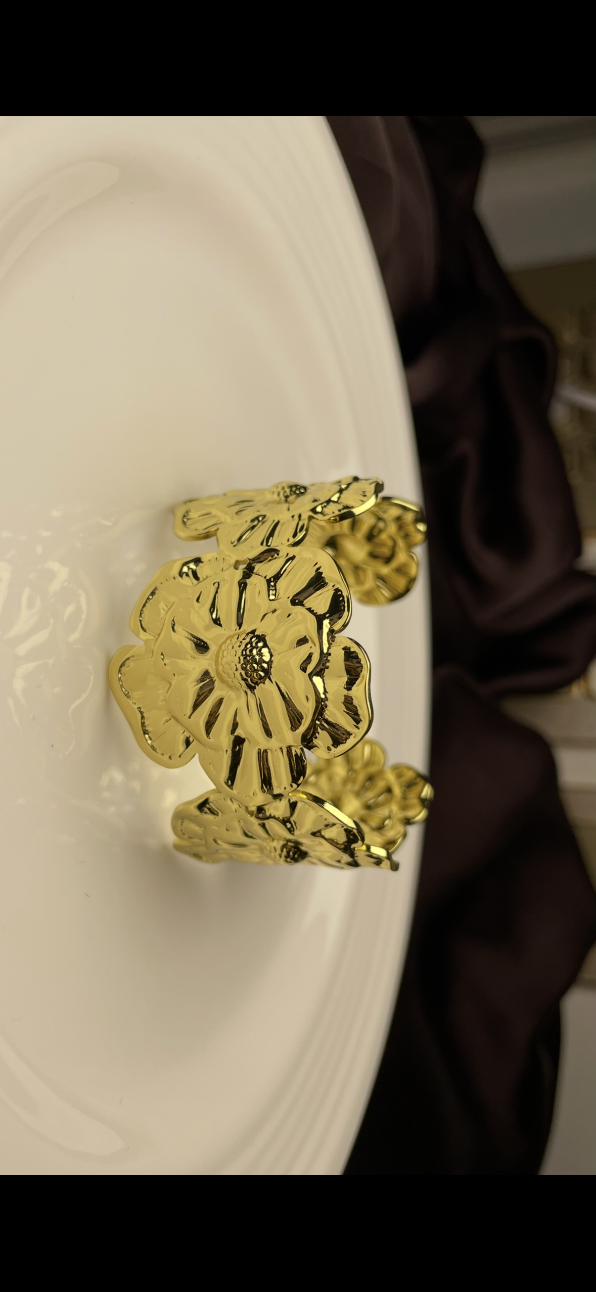 Premium Gold-Plated Adjustable Cuff Bracelet