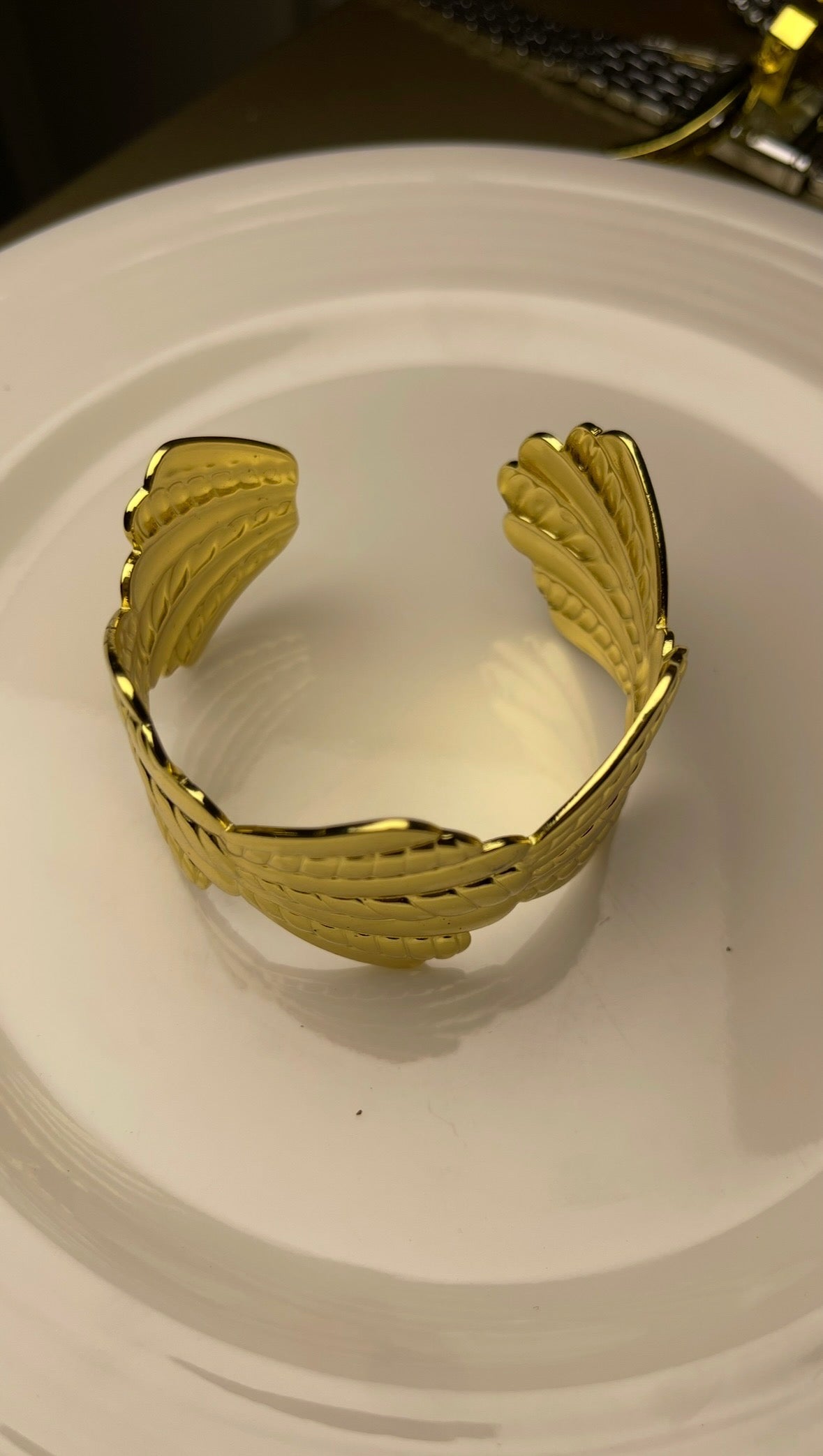 Premium Gold-Plated Adjustable Cuff Bracelet