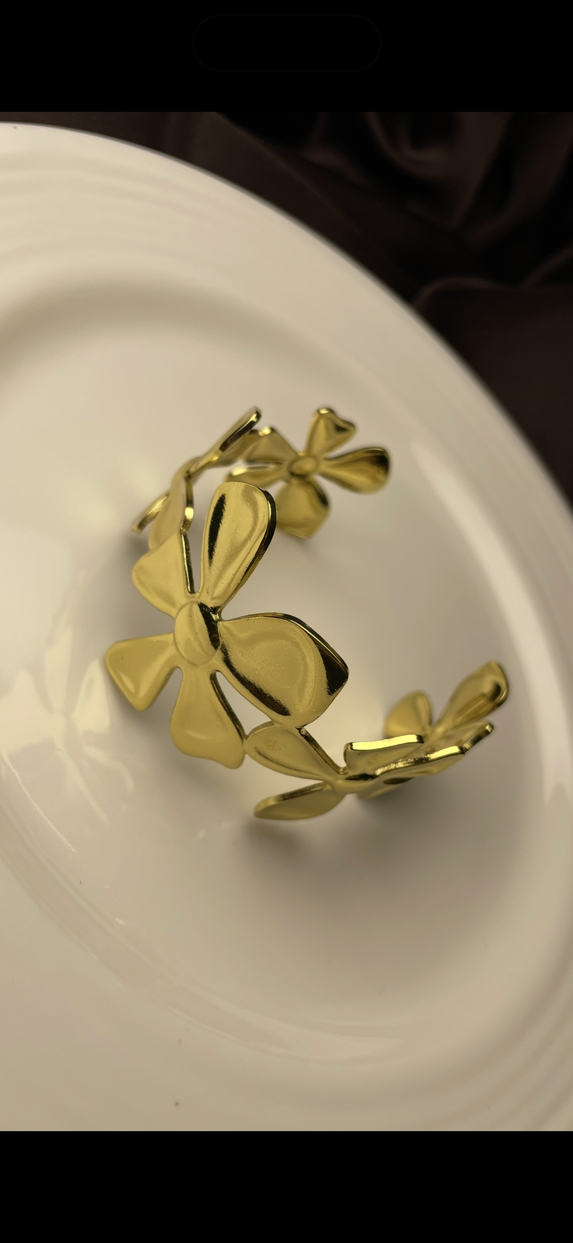 Premium Gold-Plated Adjustable Cuff Bracelet