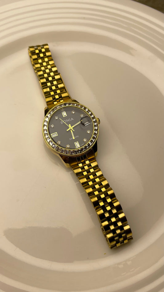 BONIA SAPPHIRE DAY-DATE BLACK