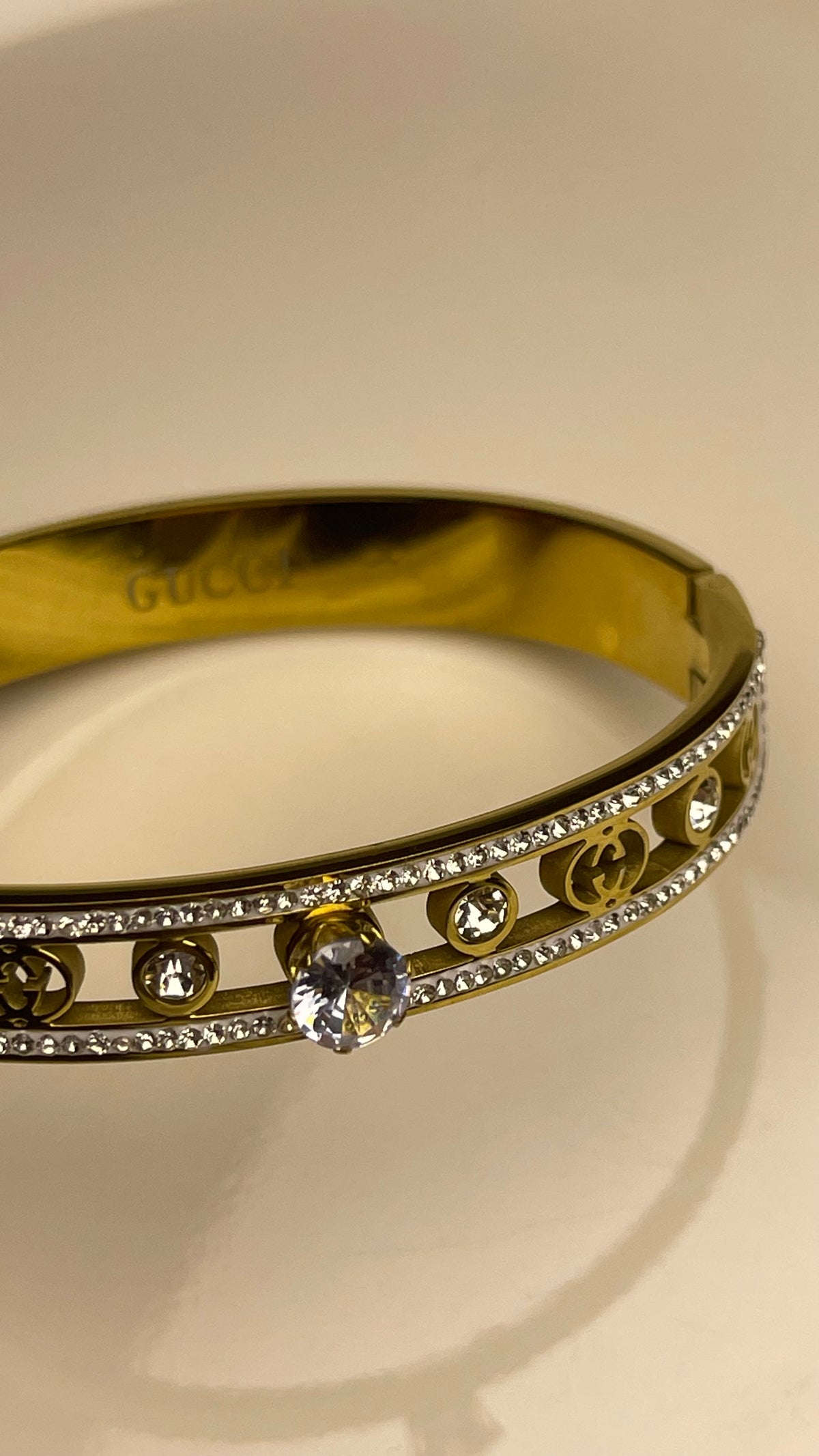 STONNED STAINLESS BANGLE