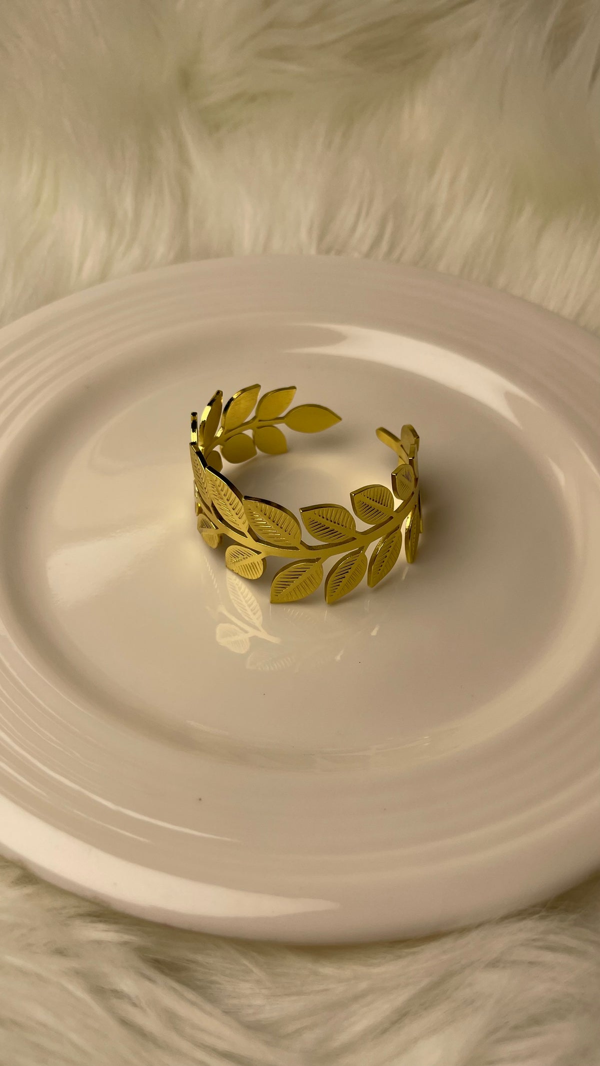 Premium Gold-Plated Adjustable Cuff Bracelet