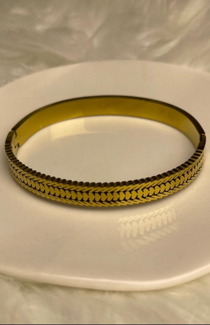 AEINA PREMIUM STAINLESS STEEL BANGLE