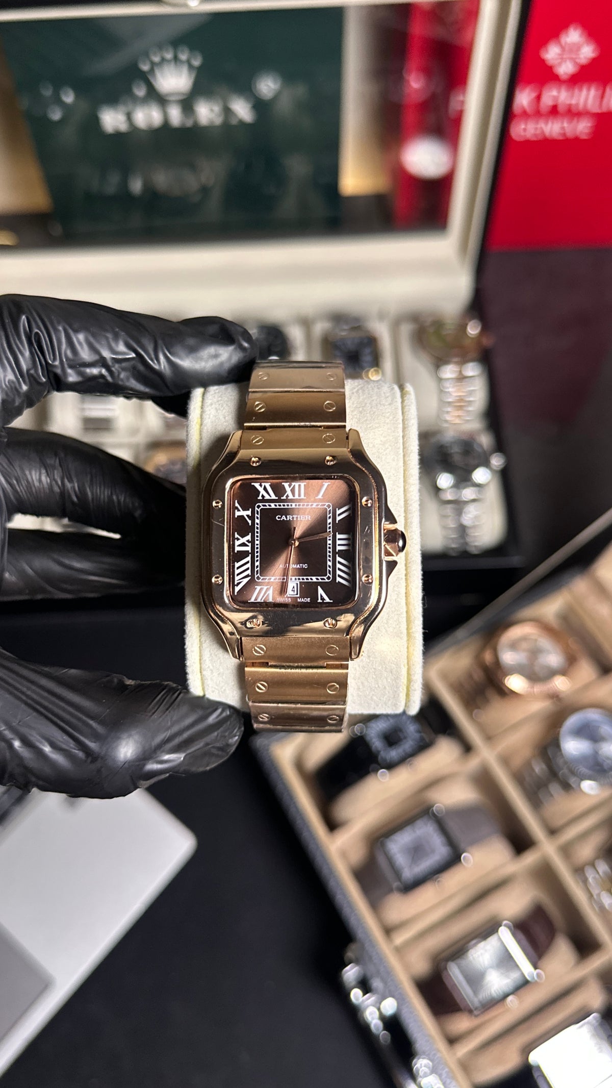 CARTIER SANTOS ROSEGOLD