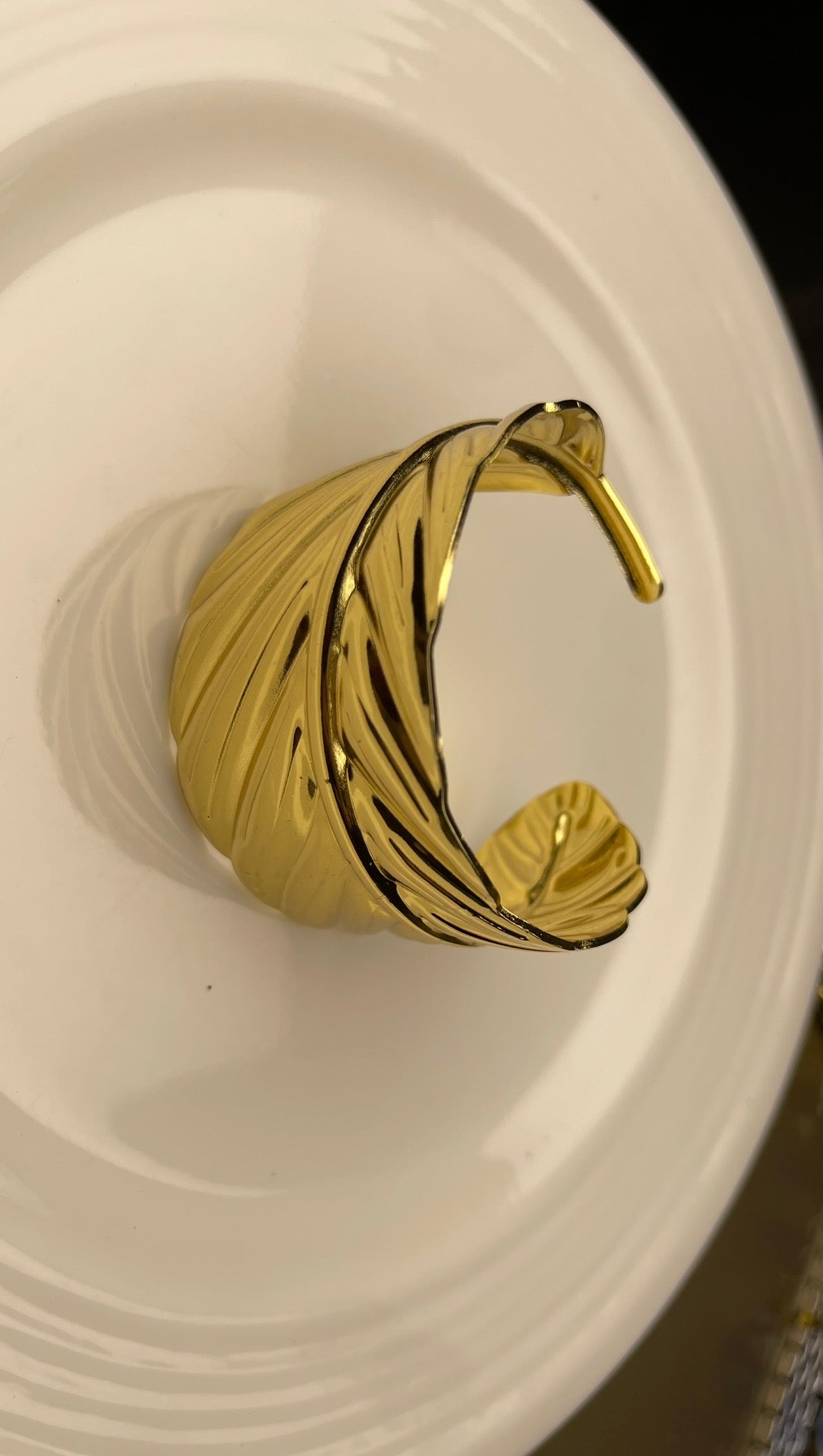 Premium Gold-Plated Adjustable Cuff Bracelet