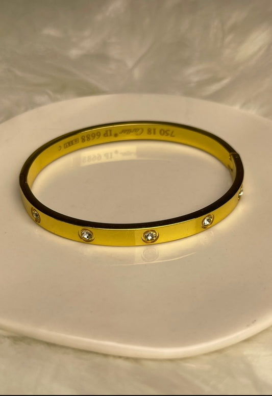 Premium Gold-Plated Cuff Bracelet