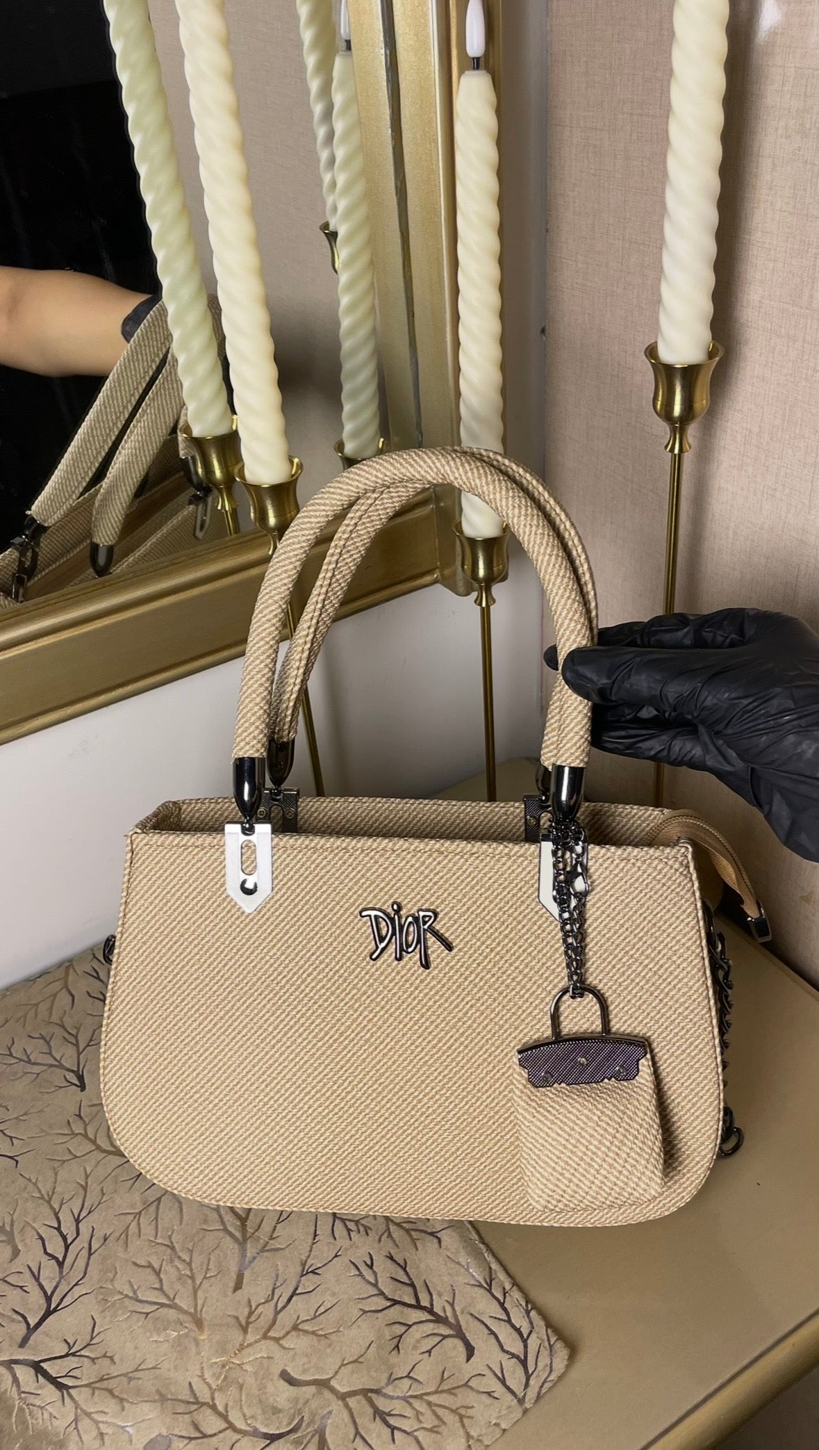 IVORY BEIGE HANGBAG
