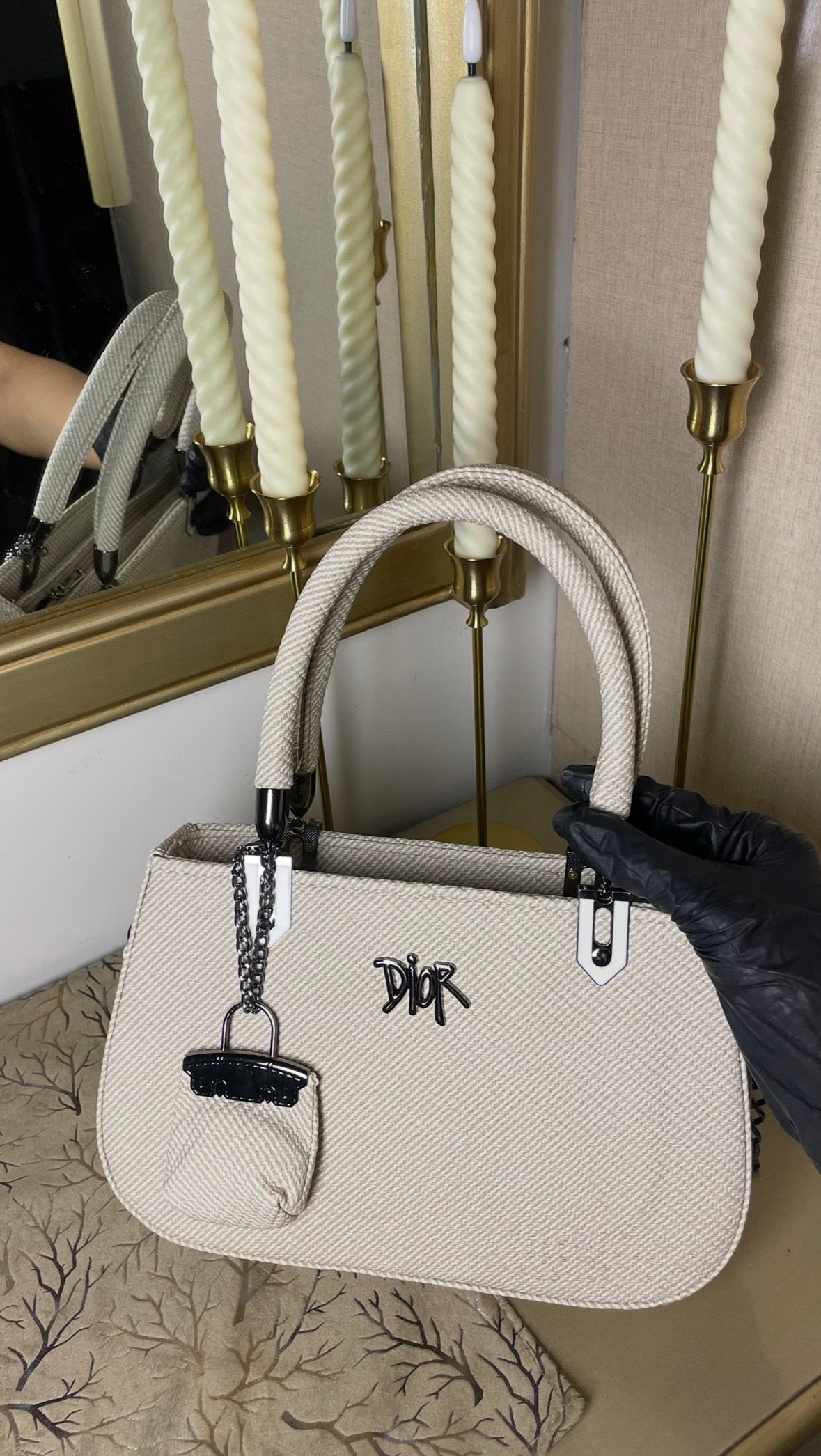 IVORY OFF-WHITE HANDBAG