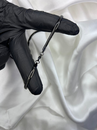STAINLESS STEEL SNAKE CHAIN *BLACK*
