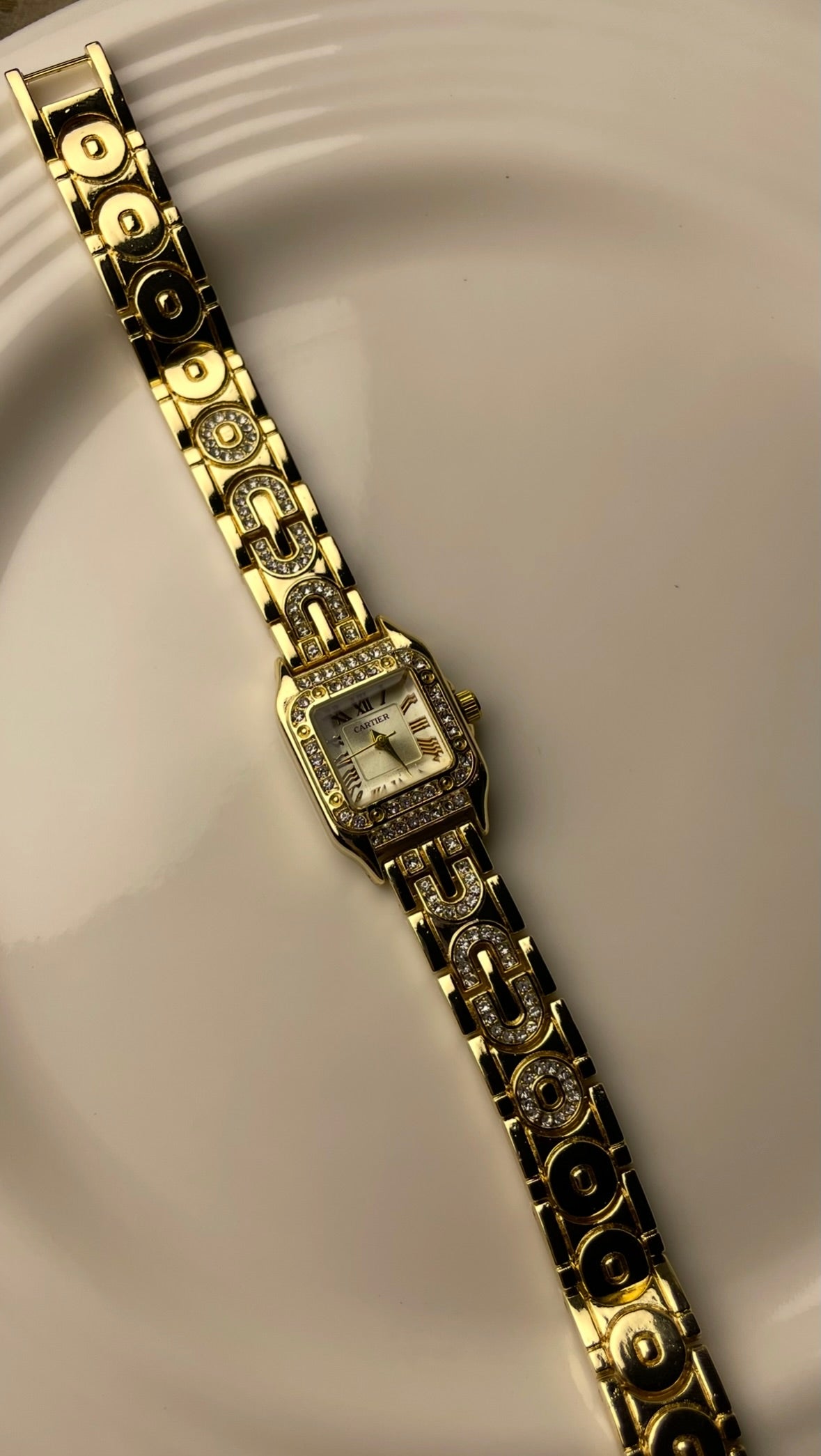 CARTIER STONNED GOLD