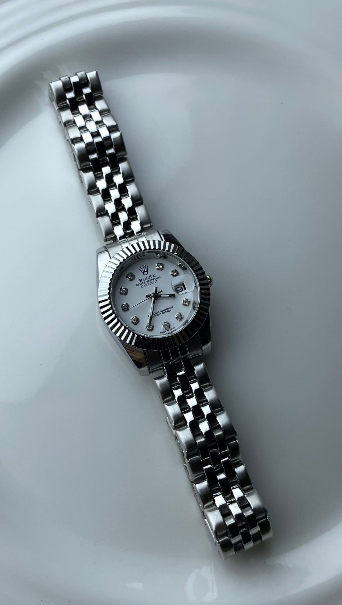 ROLEX DAY-DATE SILVER