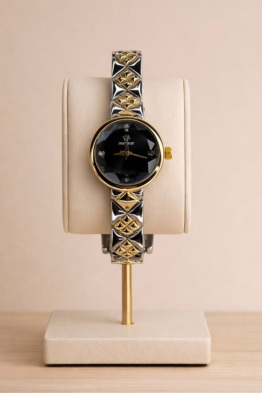 MINIMAL ROUND BLACK^GOLD