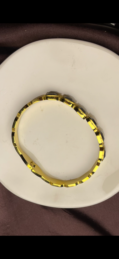 Premium Gold-Plated Cuff Bracelet