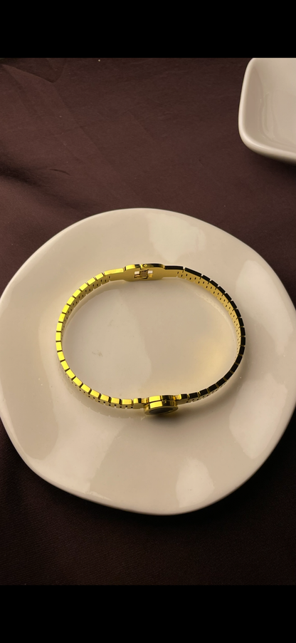 Premium Gold-Plated Cuff Bracelet