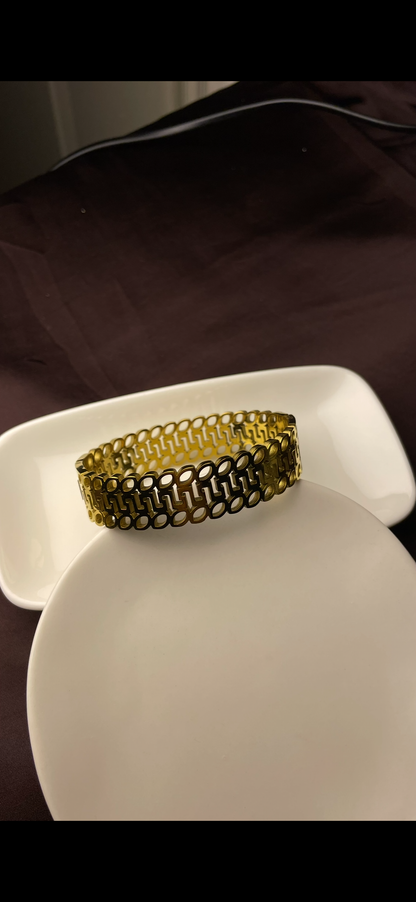 Premium Gold-Plated Cuff Bracelet