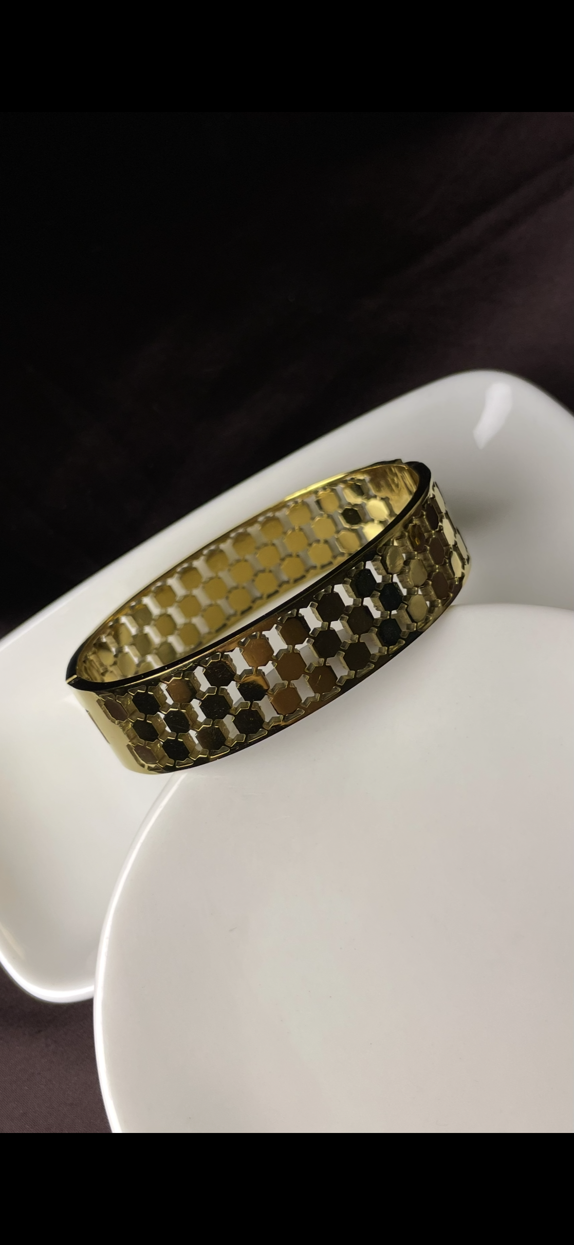 Premium Gold-Plated Cuff Bracelet