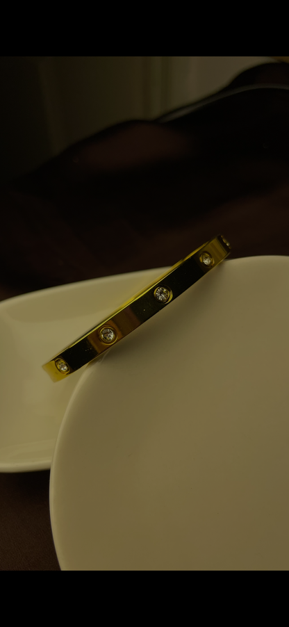 Premium Gold-Plated Cuff Bracelet