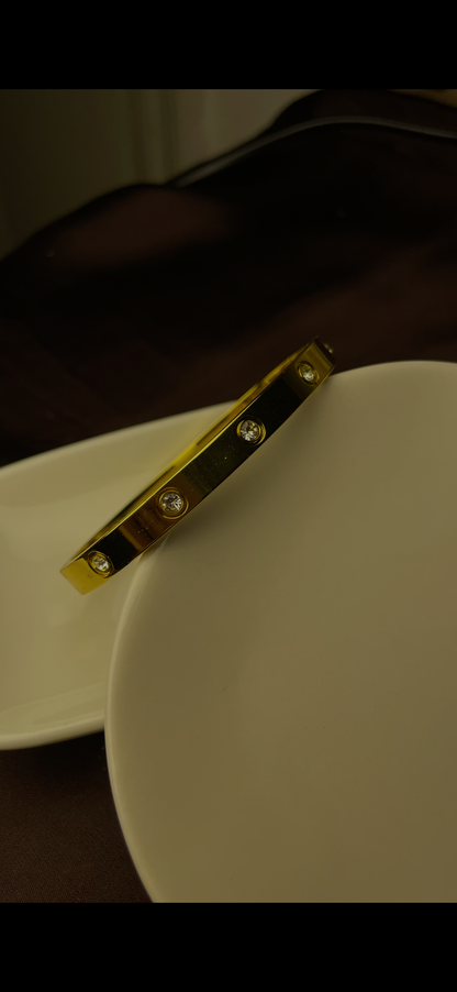 Premium Gold-Plated Cuff Bracelet
