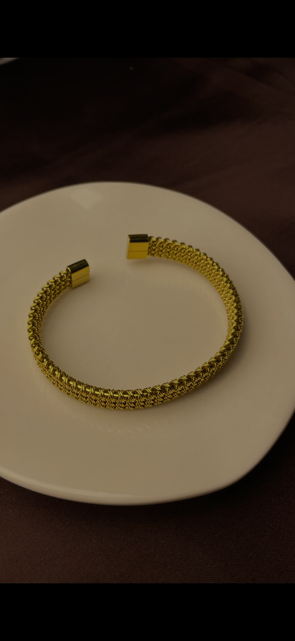 Premium Gold-Plated Cuff Bracelet