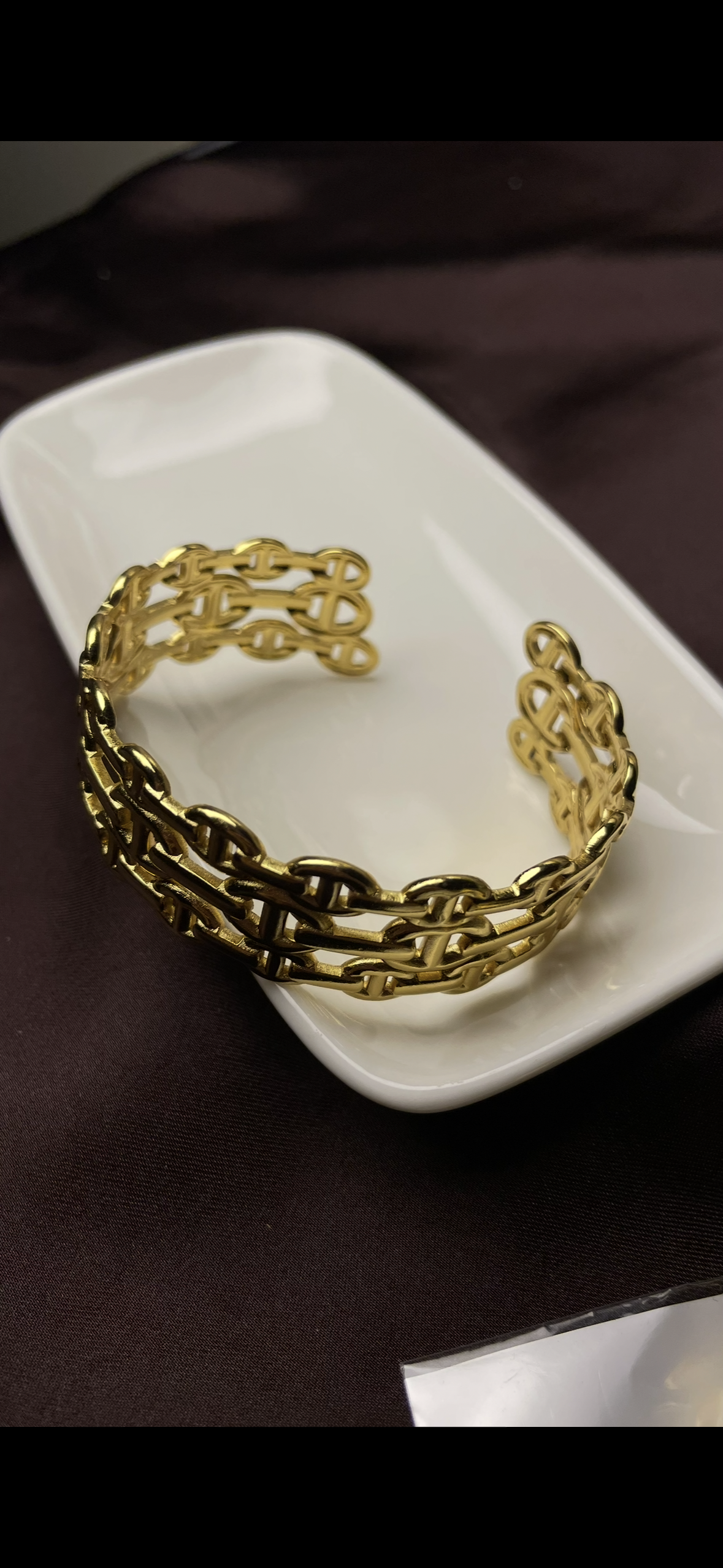 Premium Gold-Plated Cuff Bracelet