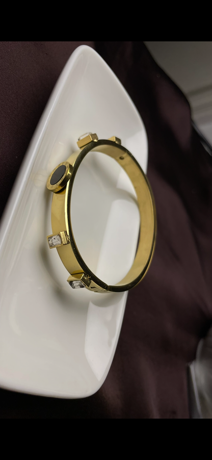 Premium Gold-Plated Cuff Bracelet