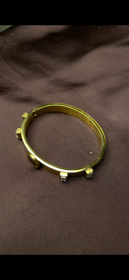 Premium Gold-Plated Cuff Bracelet