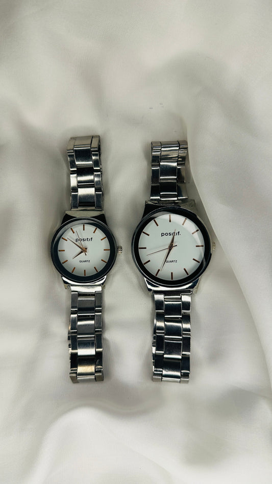 COUPLE WATCH WHITE