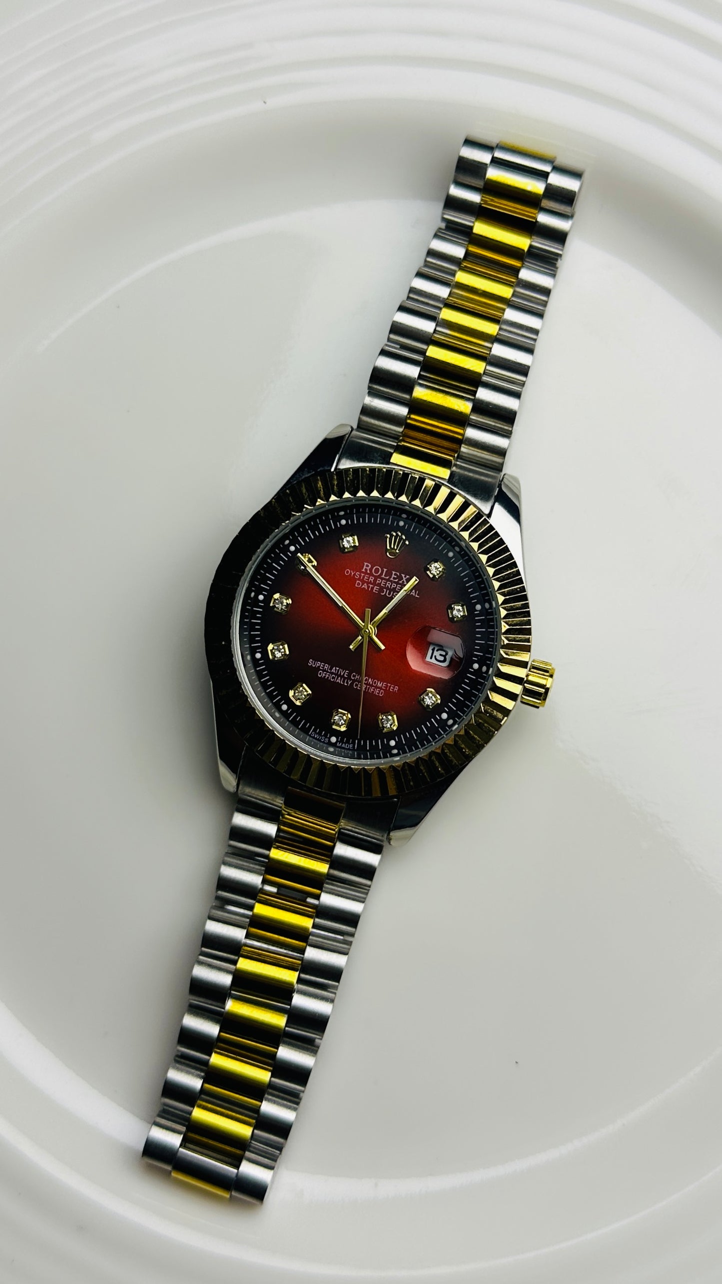 ROLEX OP ( BLOOD RED )