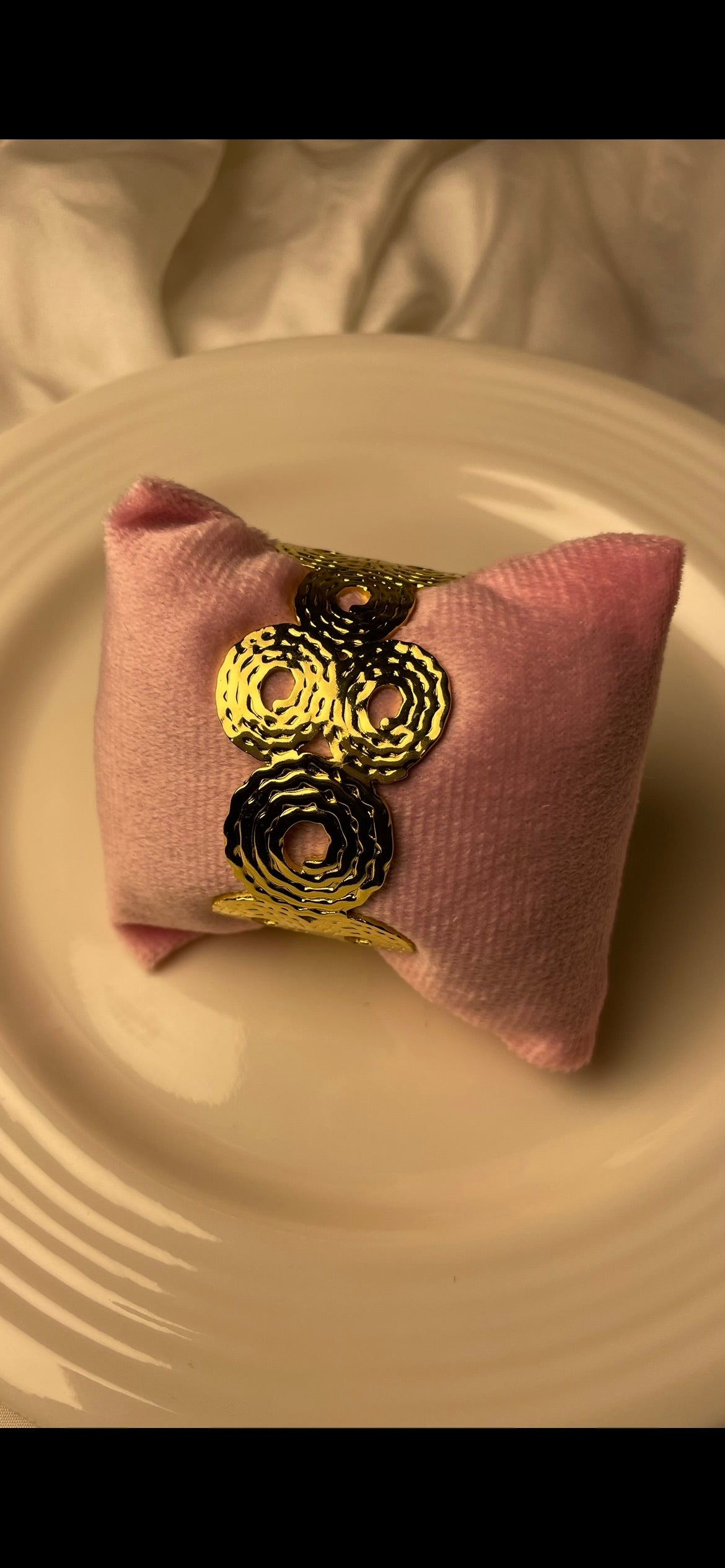 Premium Gold-Plated Adjustable Cuff Bracelet