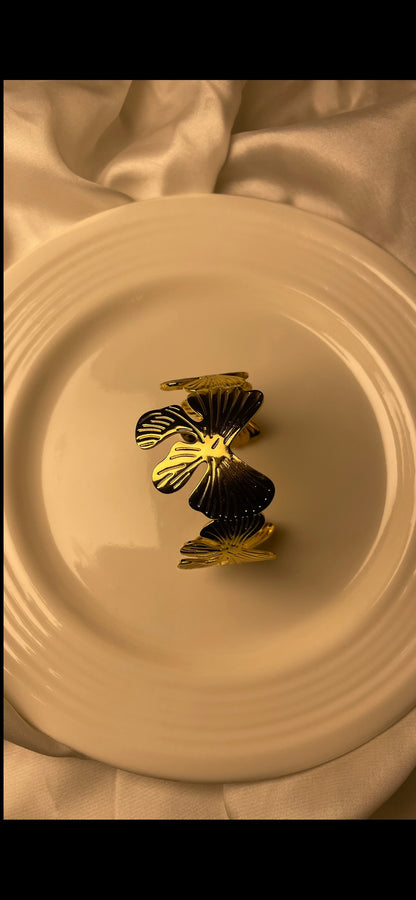 Premium Gold-Plated Adjustable Cuff Bracelet