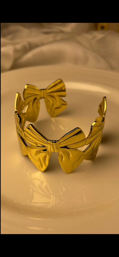 Premium Gold-Plated Adjustable Cuff Bracelet