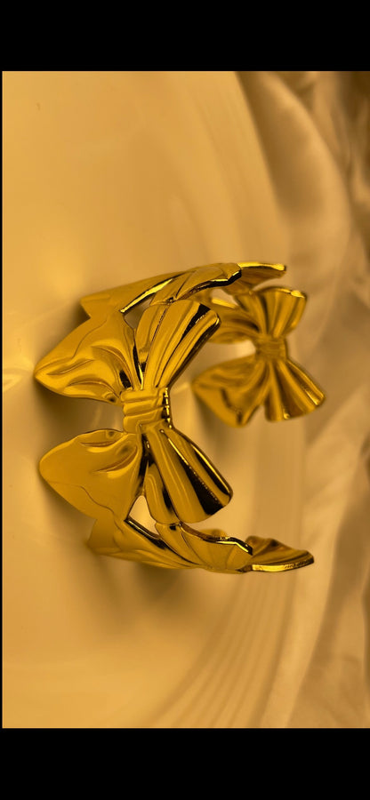 Premium Gold-Plated Adjustable Cuff Bracelet