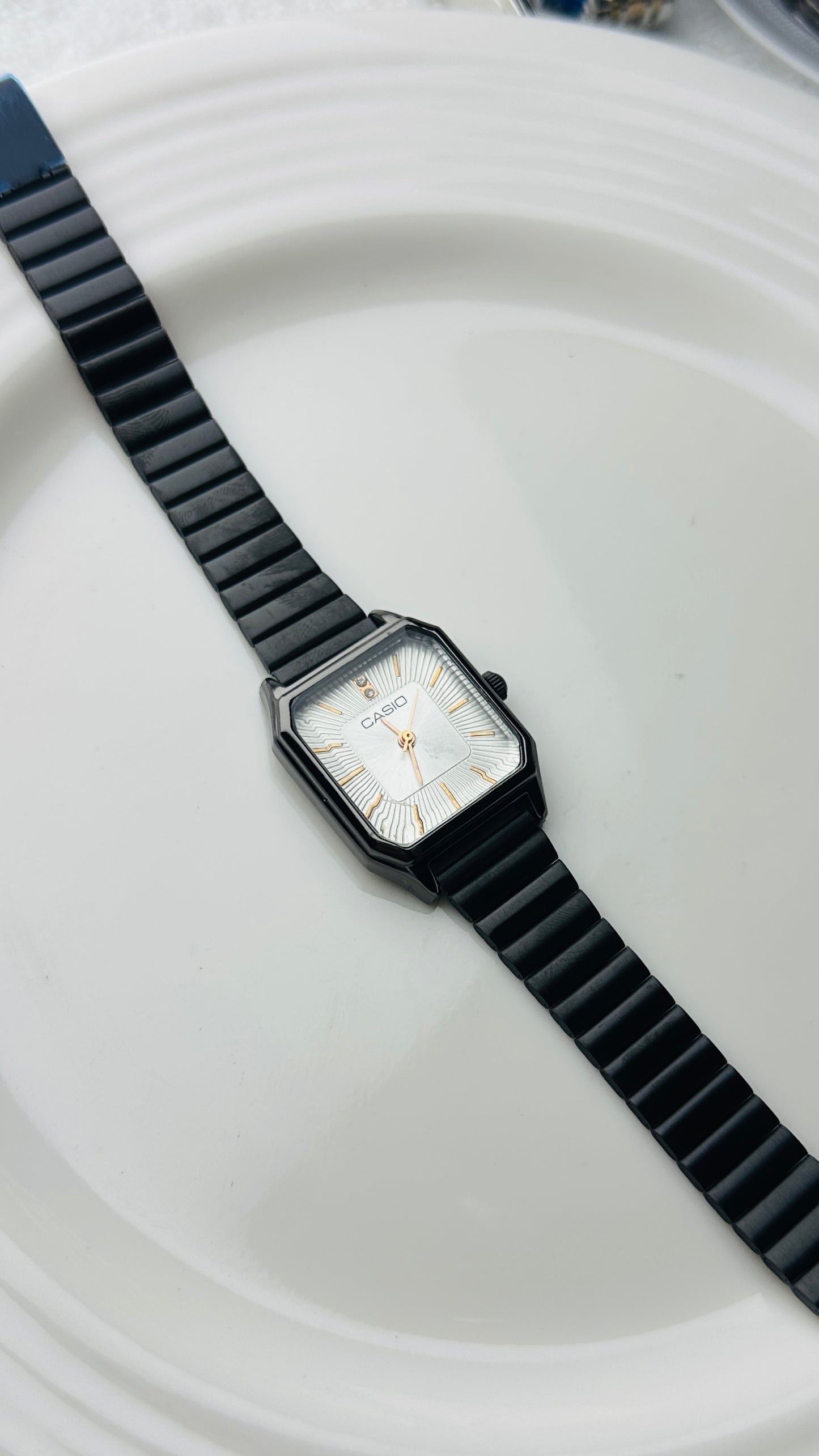 CASIO WHITE DIAL