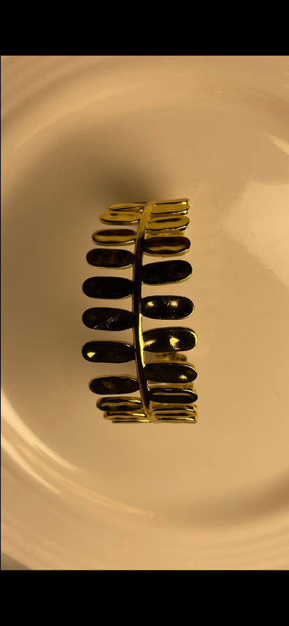 Premium Gold-Plated Adjustable Cuff Bracelet